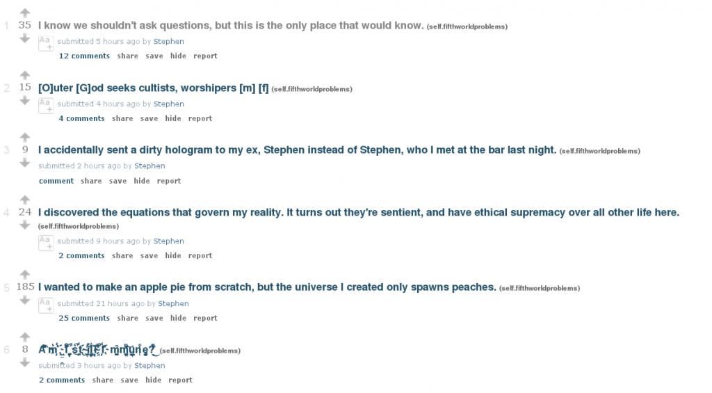 fifthworldScreenshot Fifth World problems